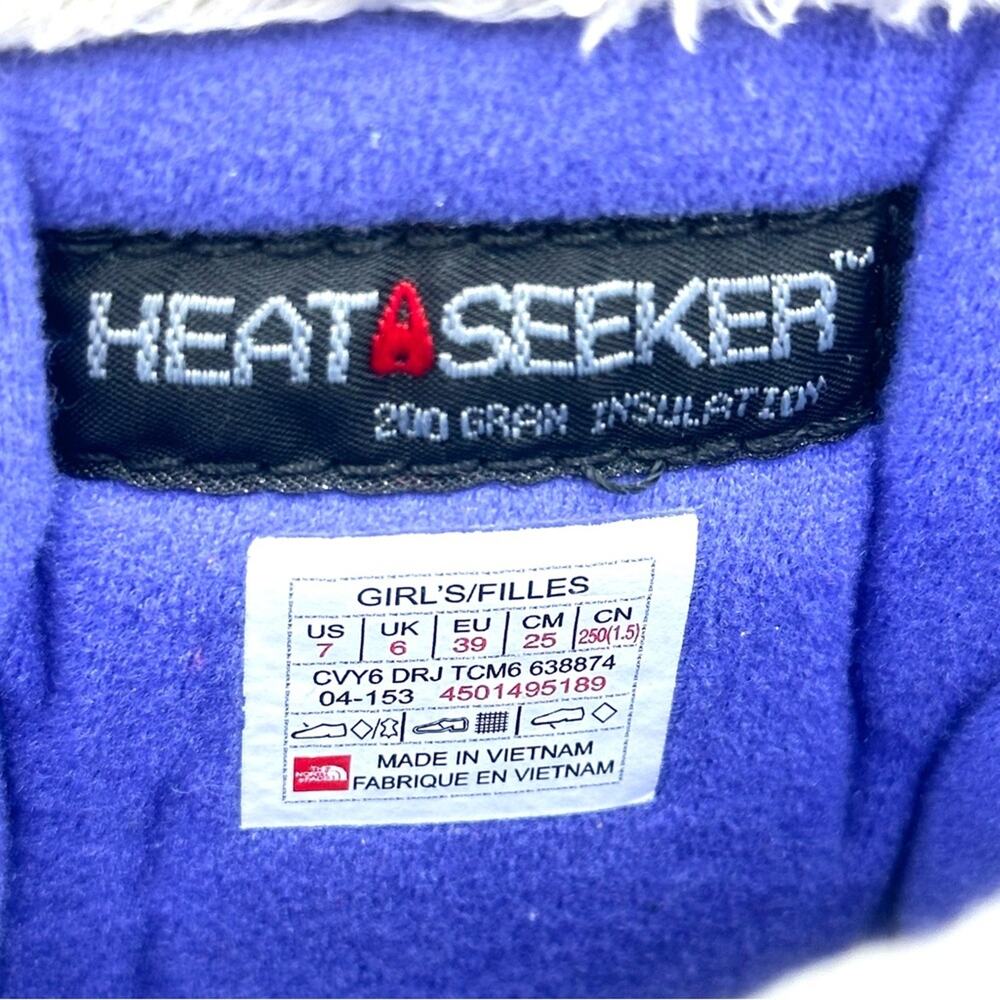 THE NORTH FACE WATERPROOF winter snow boots Heatseeker - SIZE 7 - Picture 8 of 11